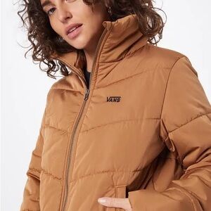 Vans Women's Tan Puffer Jacket
